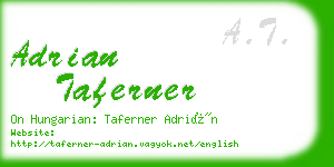 adrian taferner business card